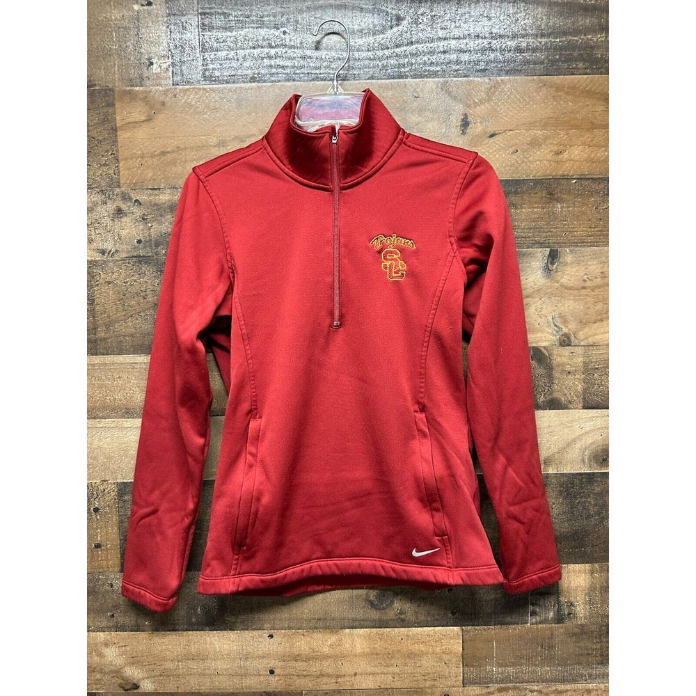 Nike Golf Women's USC Trojans 1/2 Zip Pullover Jacket Size Small